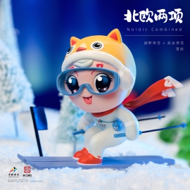 中国冰雪冰娃雪娃纪念品雪人运动系列正版虎年墩墩公仔